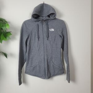 The North Face Women's Hoodie Gray Full Zip Small